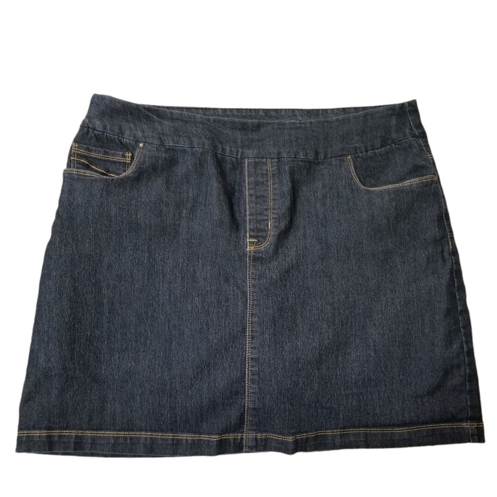 Reitmans Dark Denim Skort Size 15